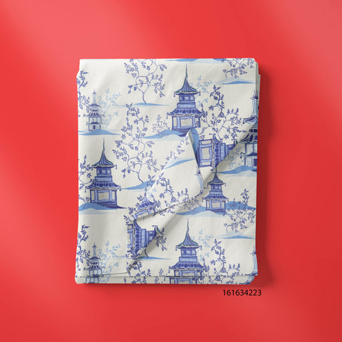 Blue Willow Ancient Ming China Print