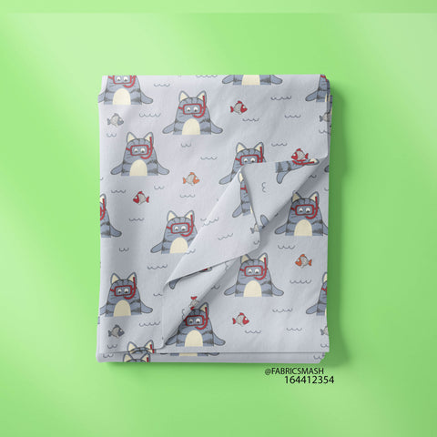French Cat Print