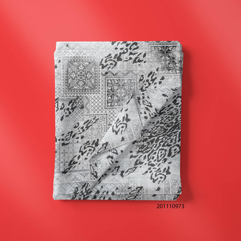 Black & White Mandala With Cheetah Print