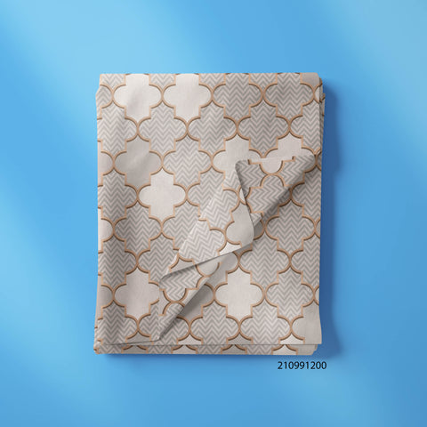 Moroccan Abstract In Brown Color