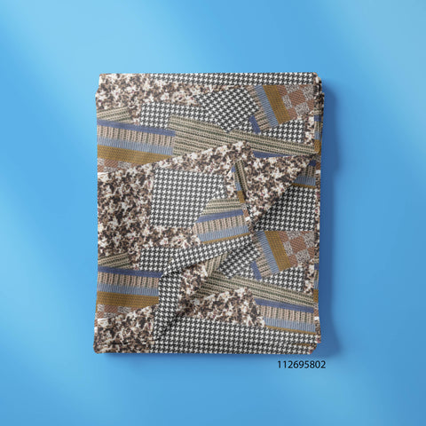 Woole & Pied De Poule Mix Patten Print