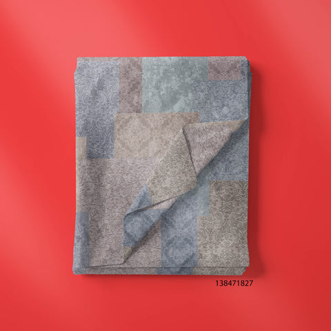 Geo Indigo Paisely In light Blue Color
