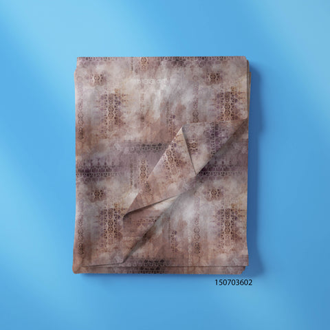 Stock Illustration Textile Brown Watercolor Print