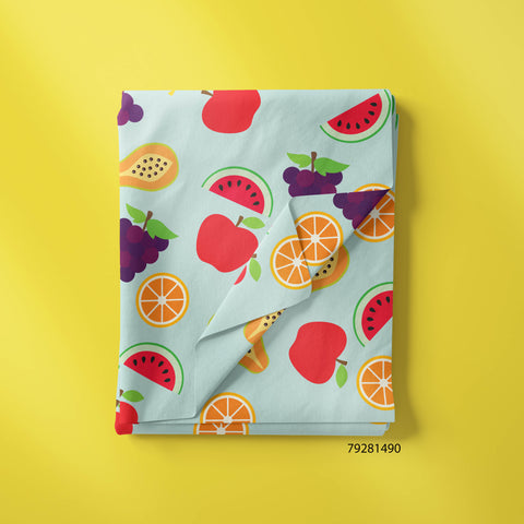 Fruits Doodles With Watermelon