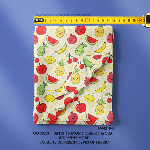 Cartoon Fruity Juicy