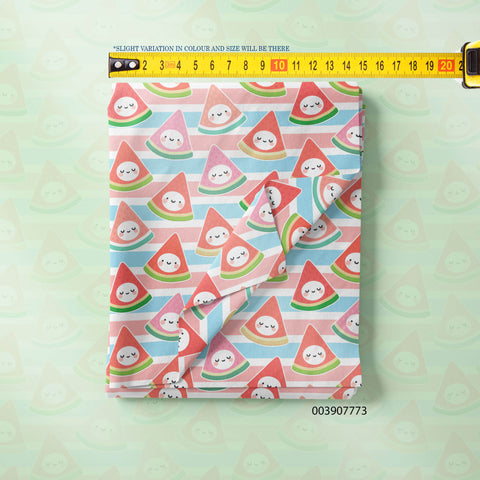 Cute Face In Watermelon With Multi Color