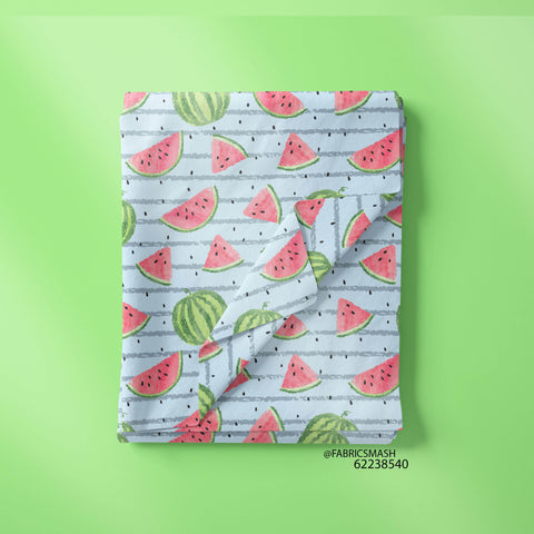 Watermelon With Watermelon Half Slices